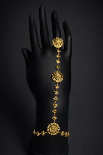 كف ذهب عيار 21 وزن 3.65 جرام