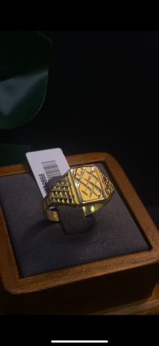 خاتم ذهب عيار 21