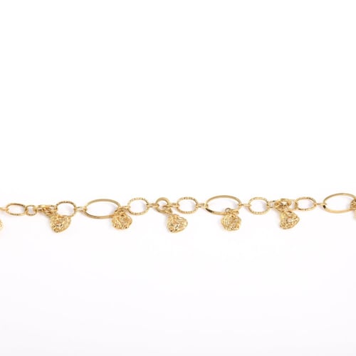 اسوارة حلقات ذهب عيار 18 بوزن 5.62 جرام - اسوارة ا...