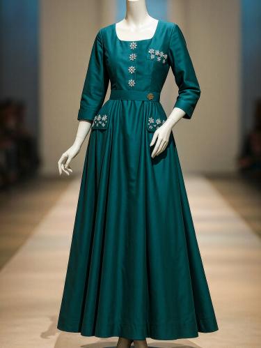 فستان تفته مع كرستال