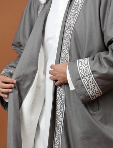 فروه رجاليه شتوية رصاصي - فروة العلا