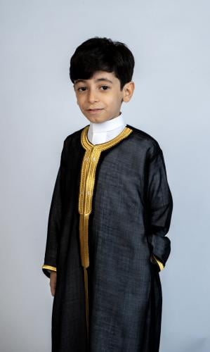 دقله بشت اطفال اسود