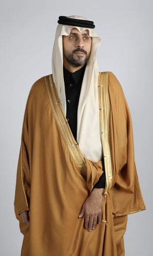 بشت ملكي زعفراني غاطين