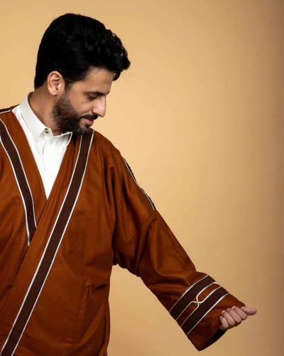 فروة شتوية رجالية اشقر - فروة سما