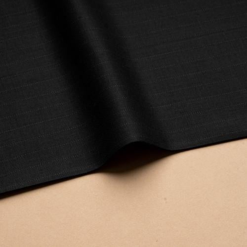 قماش شتوي اسود مقلم A6