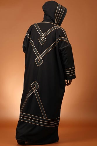 فروه وجهين رجاليه شتوية - سجنتشر اسود