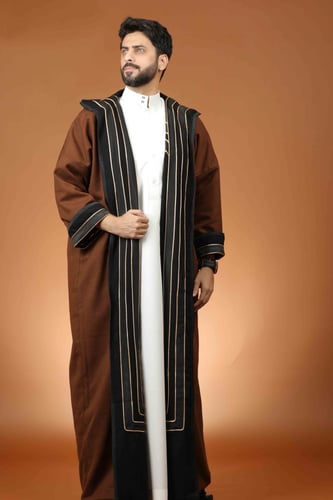فروه وجهين رجاليه شتوية - سجنتشر اسود