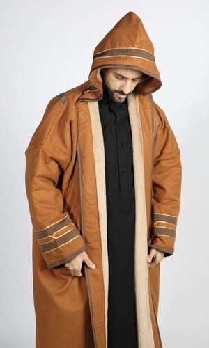 فروة شتوية رجالية اشقر - فروة سما