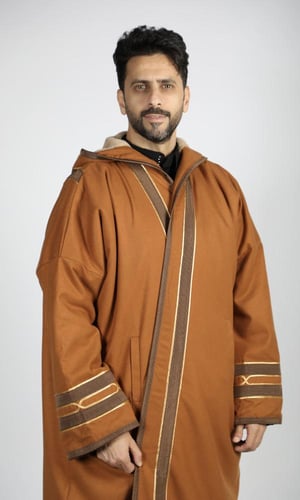 فروة شتوية رجالية اشقر - فروة سما