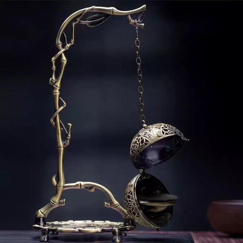 مبخرة نحاسية فاخرة نحاسي احمر