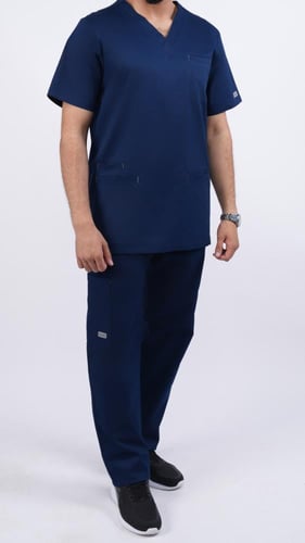 سكرب الفاخر رجالي أزرق كحلي