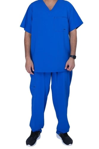 سكراب كويني رجالي أزرق رويال