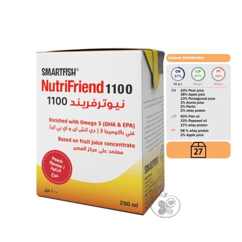 نيوترفيند 1100 غذاء للإدارة الغذائية للأمراض المرت...