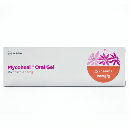 مايكوهيل جل فموي (Mycoheal) ميكونازول 20 مجم/جم لع...