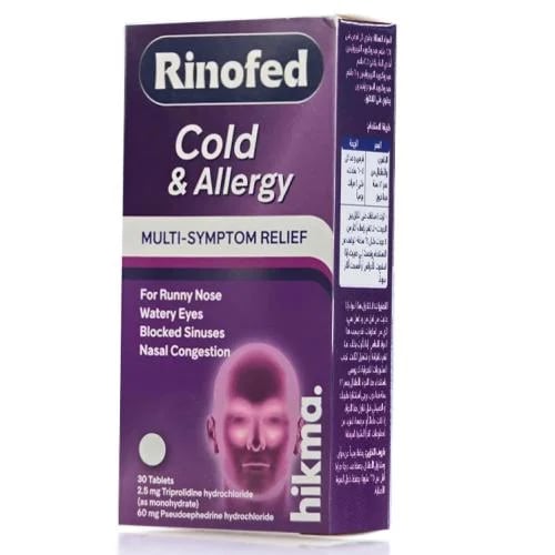 Rinofed Cold & Allergy Triprolidine/Pseudoephedrin...