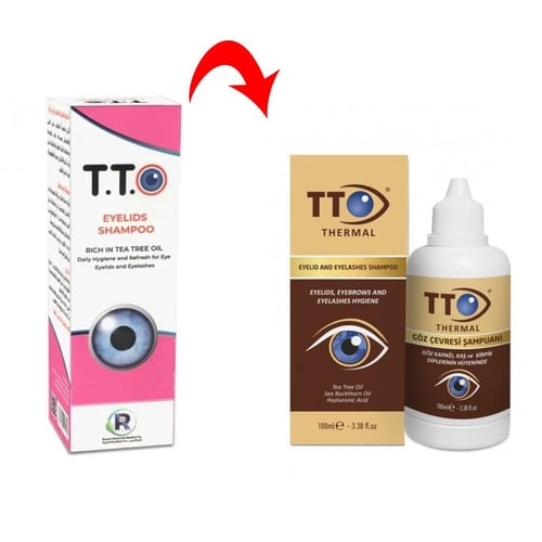 تي تي او ثيرمال شامبو العين والجفون 100 مل