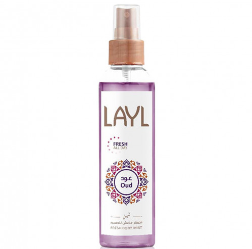 بخاخ ليل معطر منعش للجسم بالعود 150مل LAYL OUD FRE...