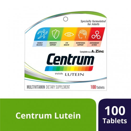 سنتروم ملتي فيتامين مع لوتين 100 حبة CENTRUM WITH...