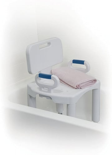 كرسي استحمام ترويش بلاستيك قابل للتعديل والفك RITE...