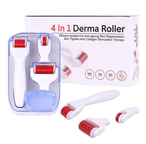 مكينة ديرما رولر 4 في 1 لتنعيم وتغذية البشرة