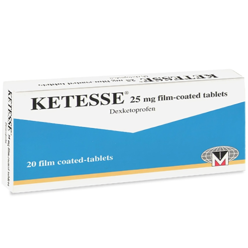 كيتيس 25 ملجم ديكسكيتوبروفين 20 قرص