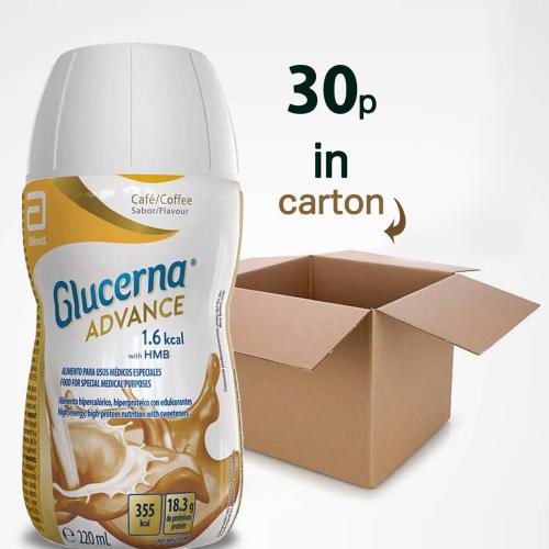 جلوسيرنا ادفانس 1.6kcal/HMB بنكهة القهوة 220 مل ×...