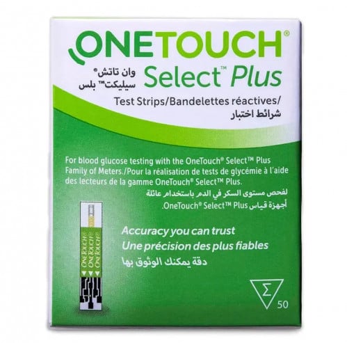 شرائط جهاز قياس السكر ون تاتش سيليكت بلس one touch...