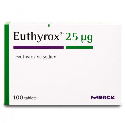 اثيروكس ليفوثيروكسين صوديوم 25 ميكروجرام EUTHYROX...