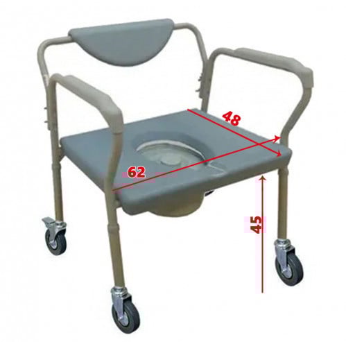 كرسي حمام عريض رمادي GT7004NW