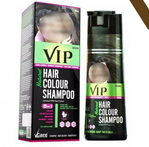 في آي بي شامبو صبغة الشعر طبيعي بمستخلص اللؤلؤ " ب...
