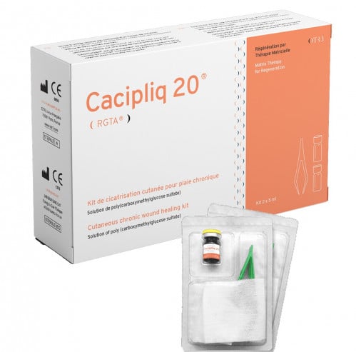 CACIPLIQ20 مجموعة علاج الجلد للجروح المزمنة - (2 ×...