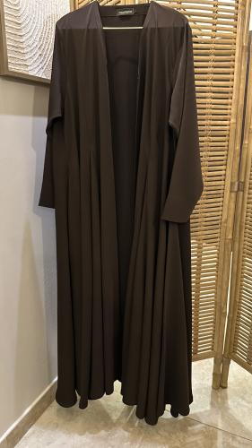 عبايه كريب قصات دبل كلوش HESS_31