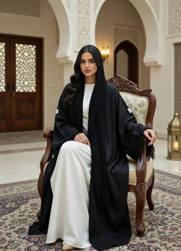 عباية حص لنن اكمام هدب #2