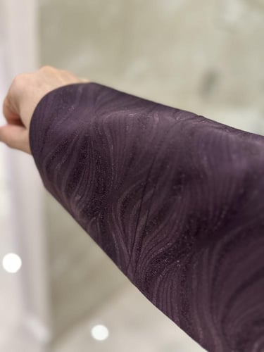 عبايه جاكار حرير مغسول HESS_36