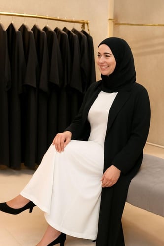 بليزر قماش كتان بجيوب امامية #43