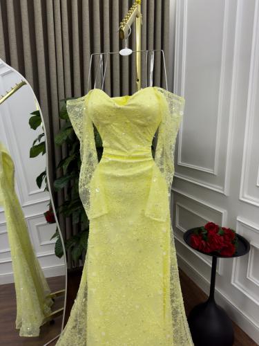 فستان دانتيل مطرز W92