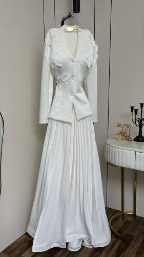 فستان نور قطعتين