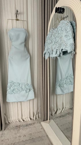 فستان اريج قطعتين