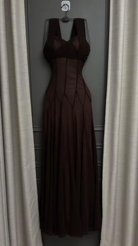 فستان شيفون طويل 82