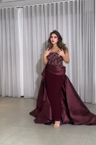 فستان باربي مع كلفه تطريز Y72