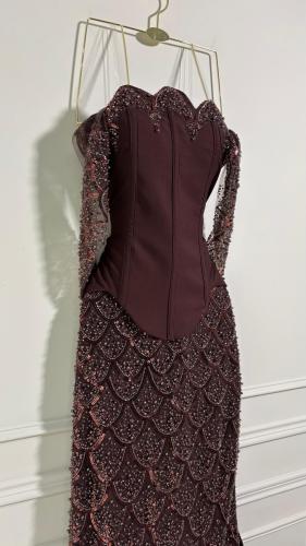 فستان باربي كورسيه فخم Q927