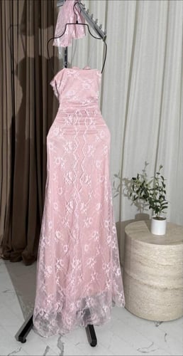 فستان دانتيل بينك 015