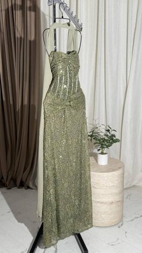 فستان فخم مع شال E53