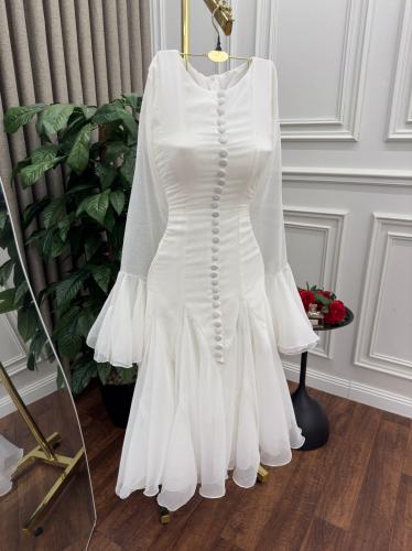 فستان ريناد ابيض