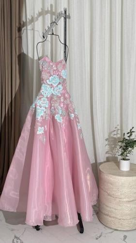 فستان دبل كلوش مع جيبون 297