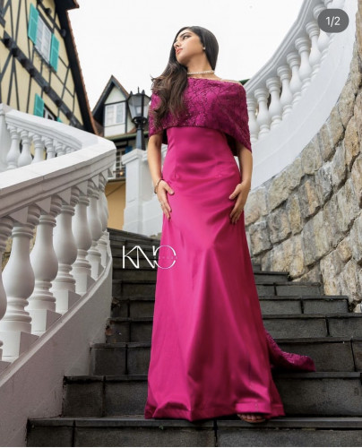 فستان فيونكه بالخلف 077