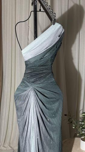 فستان مموج استرتش W92