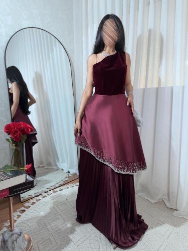 فستان جوخ مع ميكادو 82