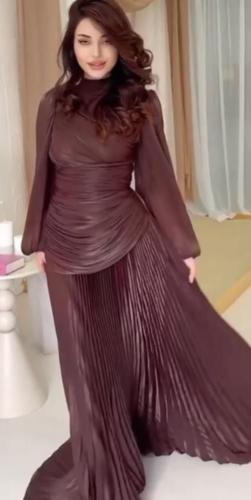 فستان كرنكل طويل 23