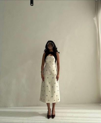 فستان باربي مع تطريز E72